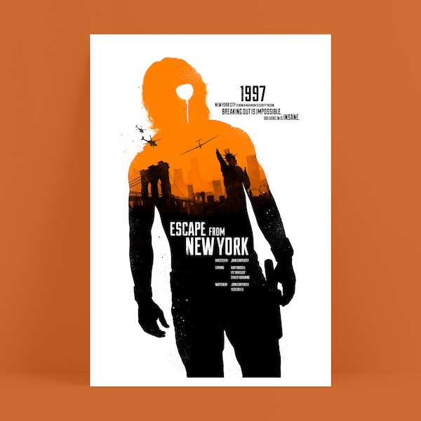 Escape From New York Inspired Print