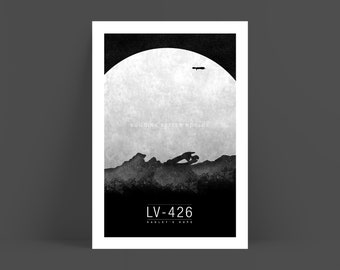 Aliens Inspired Print