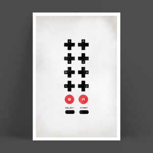 Contra Code Inspired Print - Etsy