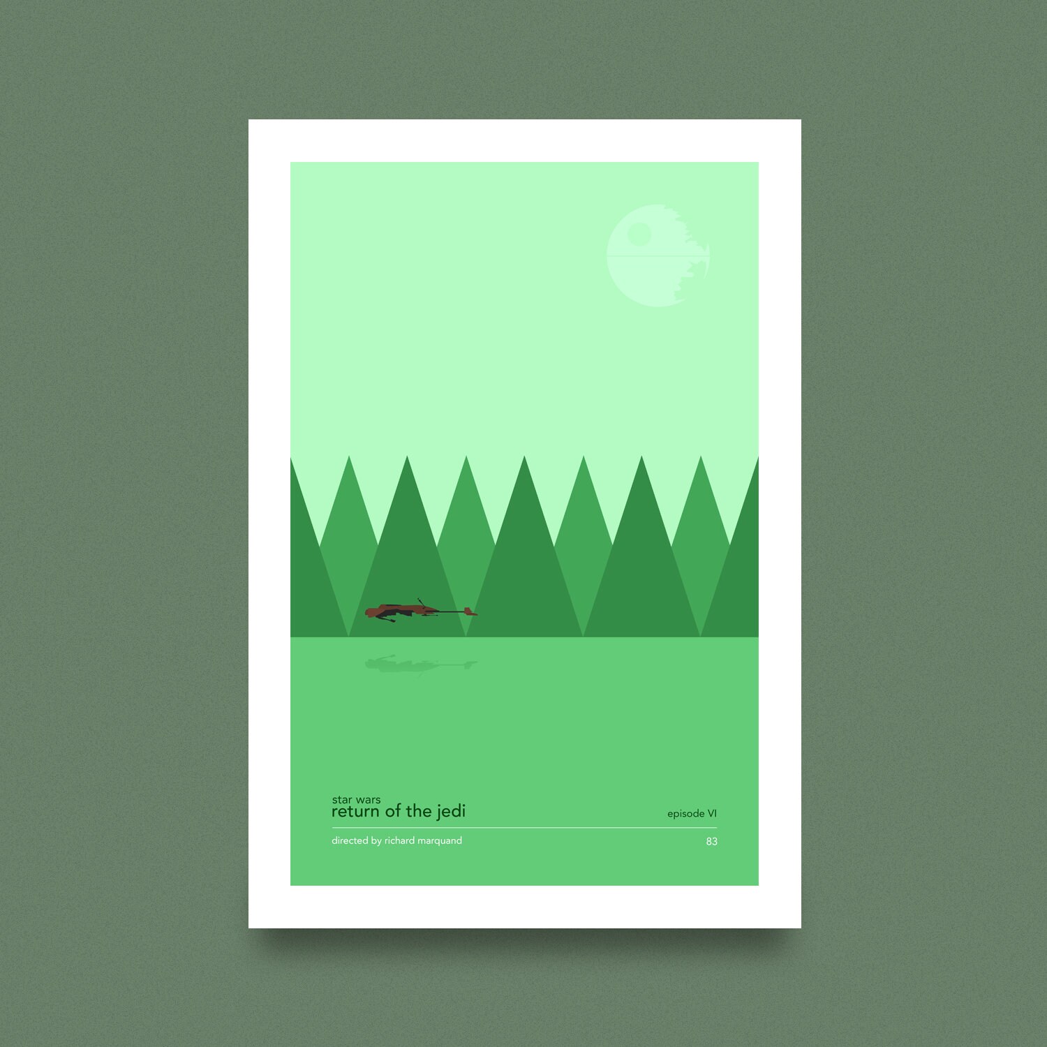 Star Wars: Episode VI - Return of the Jedi Inspired Print - Etsy
