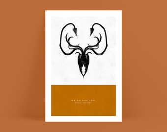 Game of Thrones - House Greyjoy Inspired Print