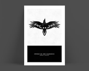 Game of Thrones - Night's Watch Inspired Print