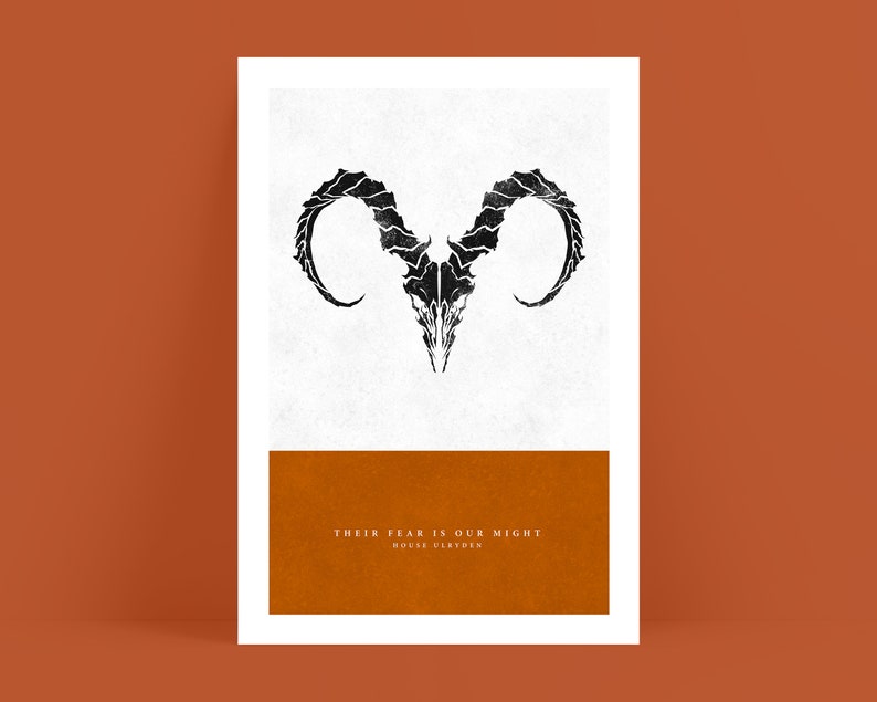 Game of Thrones House Ulryden Inspired Print image 1