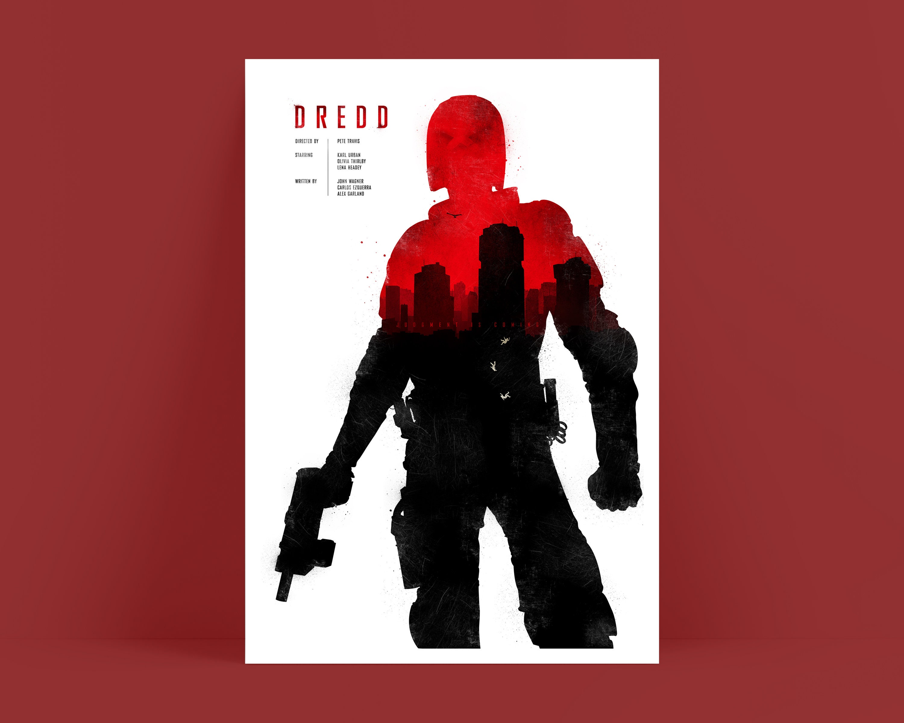 Dredd Inspired Print - Etsy