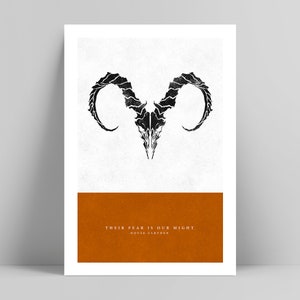 Game of Thrones House Ulryden Inspired Print image 2