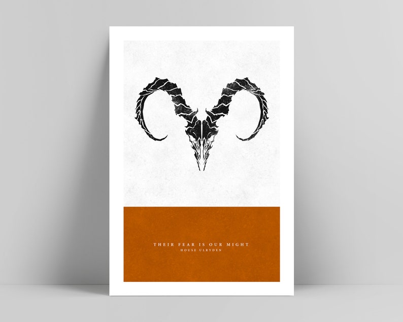 Game of Thrones House Ulryden Inspired Print image 2