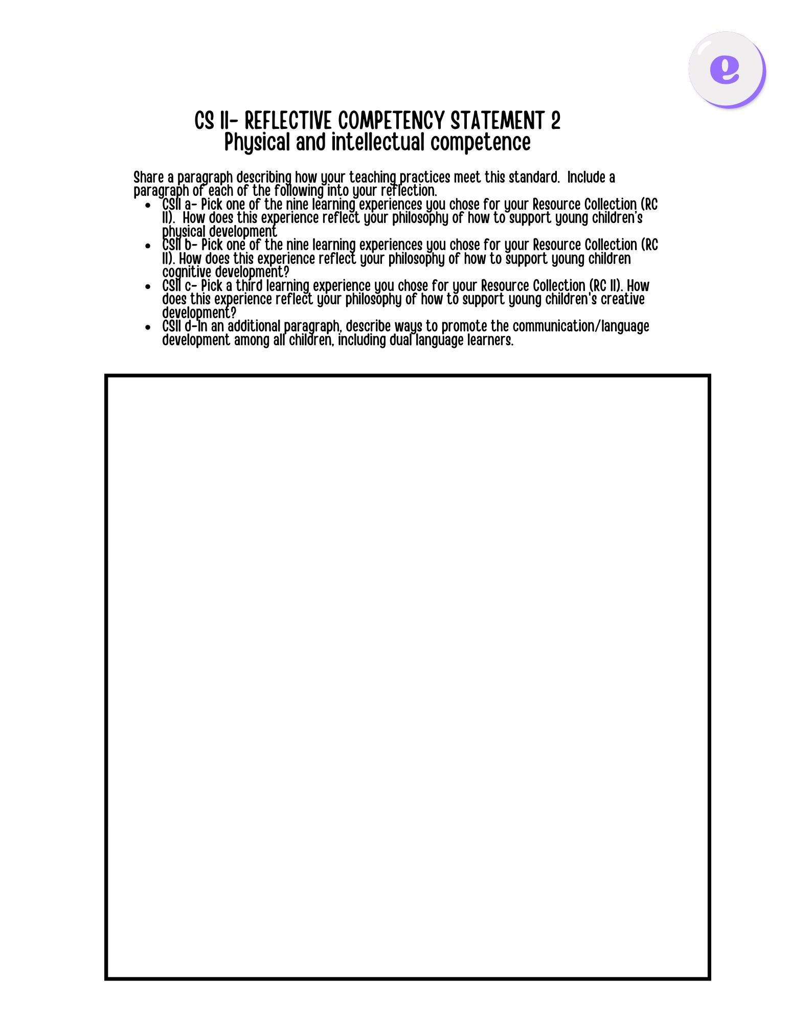 CDA Portfolio Template | Child Development Associate Credential Binder ...