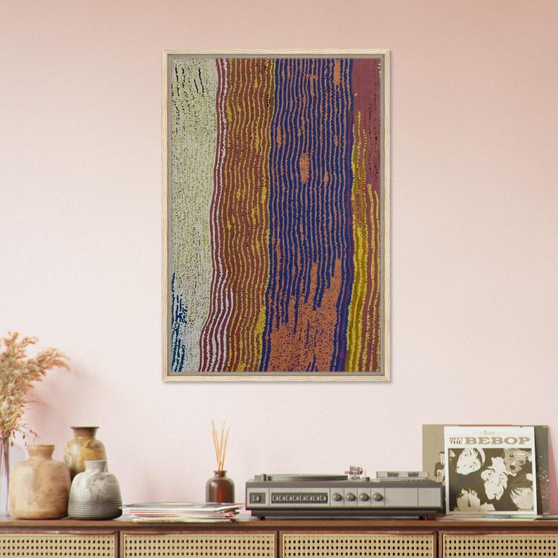 Framed Canvas Print - Vibrant Australian Art by Local Sydney Artist - Sustainable & Custom Sizes image 4