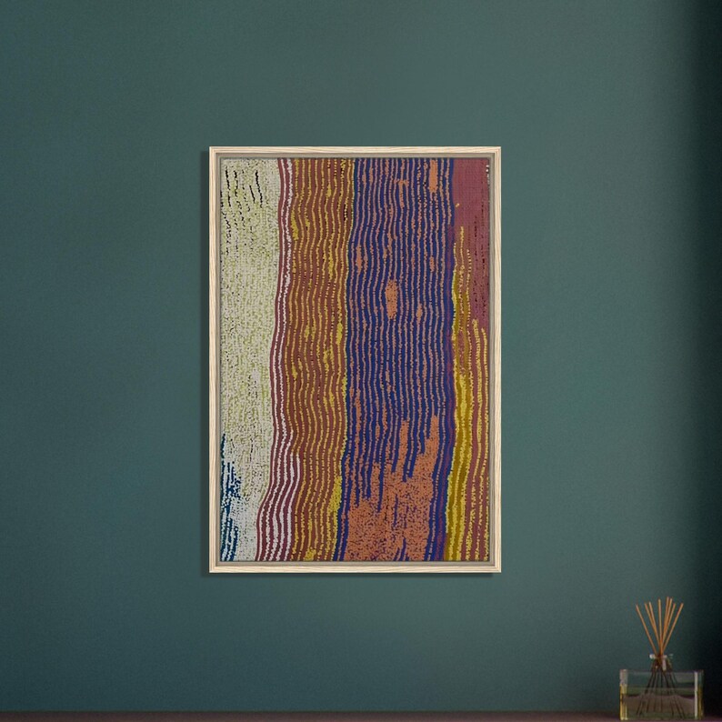 Framed Canvas Print - Vibrant Australian Art by Local Sydney Artist - Sustainable & Custom Sizes image 9