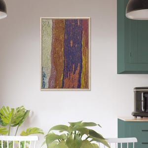 Framed Canvas Print - Vibrant Australian Art by Local Sydney Artist - Sustainable & Custom Sizes image 5