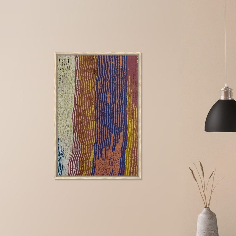 Framed Canvas Print - Vibrant Australian Art by Local Sydney Artist - Sustainable & Custom Sizes image 8