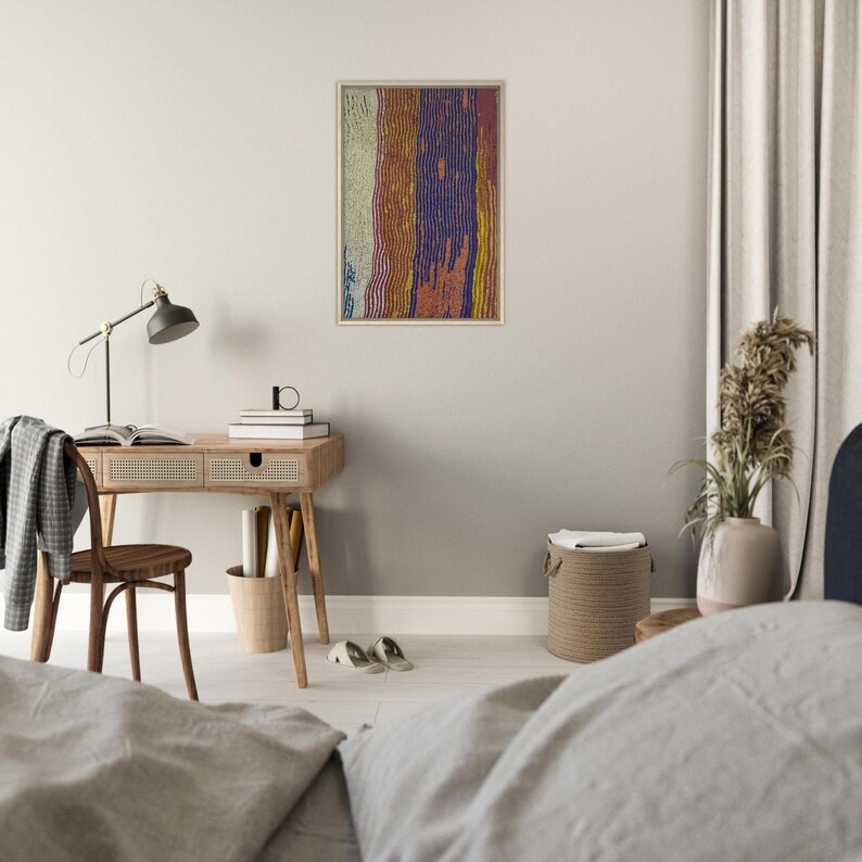Framed Canvas Print - Vibrant Australian Art by Local Sydney Artist - Sustainable & Custom Sizes image 2