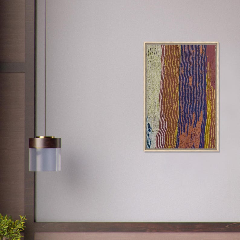 Framed Canvas Print - Vibrant Australian Art by Local Sydney Artist - Sustainable & Custom Sizes image 3