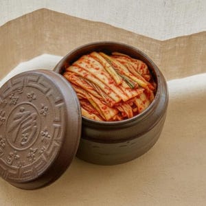 Koreansk jäsburk, keramisk kimchi-kruka, Onggi