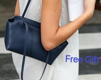 Lambskin Shoulder bag|Commuter Tote Bag|Women's Armpit Bag|Minimalist Design Shoulder Bag|Gift for lady