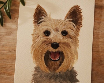 Personalized Handpainted Acrylic Pet Portrait