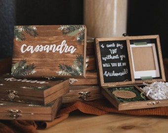 Woodland Wedding Bridesmaid Proposal box