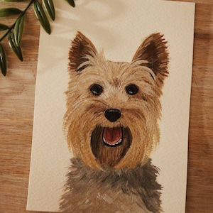 Personalized Handpainted Acrylic Pet Portrait