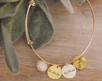 Name and date Bangle