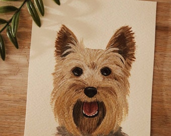 Personalized Handpainted Acrylic Pet Portrait
