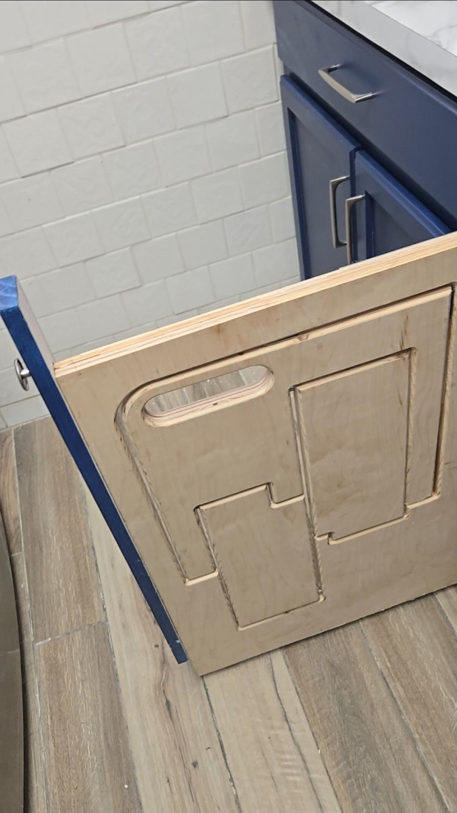 2 Pull Out Cabinet Step Stool – Compact & Hidden Storage Solution - Etsy