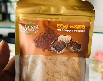 Organic Wood Apple Powder | Bael Fruit Powder for Smoothies, Drinks