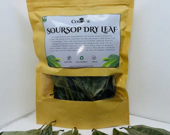 Organic Soursop Leaves | Ceylon Dehydrated Natural Graviola Herbal leaf