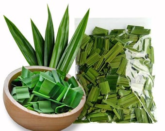 Dried Pandan Leaves | Dehydrated Sri Lankan Rampe Leaves | Aromatic Herbal & Craft Use (100g|3.53oz)