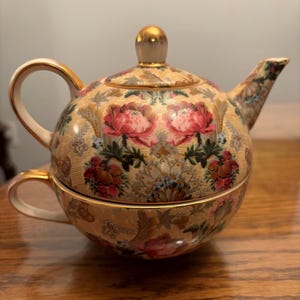 Wild Rose Tea For One by Skye McGhie fine porcelain