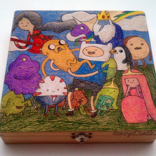 Adventure Time Wooden Box