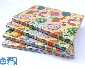 Cute Cardigans Pattern Dotted Journal Notebook