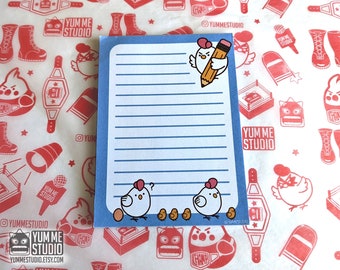 Chickens Memo Pad Notepad