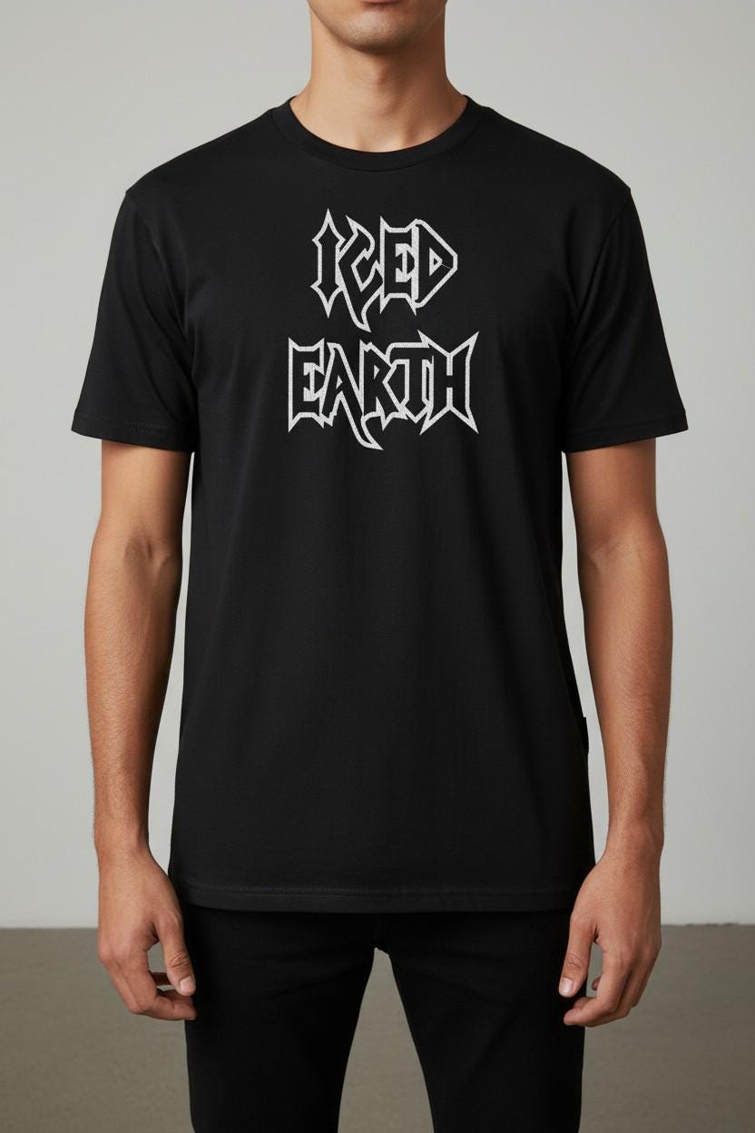 Iced Earth T Shirts - Etsy