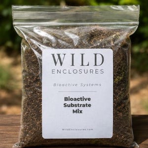 Bioactive Isopod Substrate Mix – Terrarium Soil, Leaf Litter, Wood Bedding