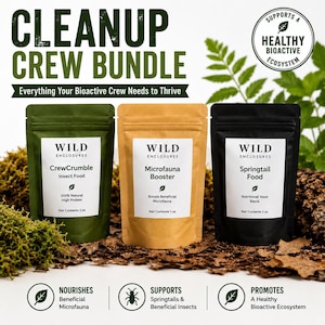 Isopod & Springtail Food Bundle | Bioactive Terrarium Microfauna Support