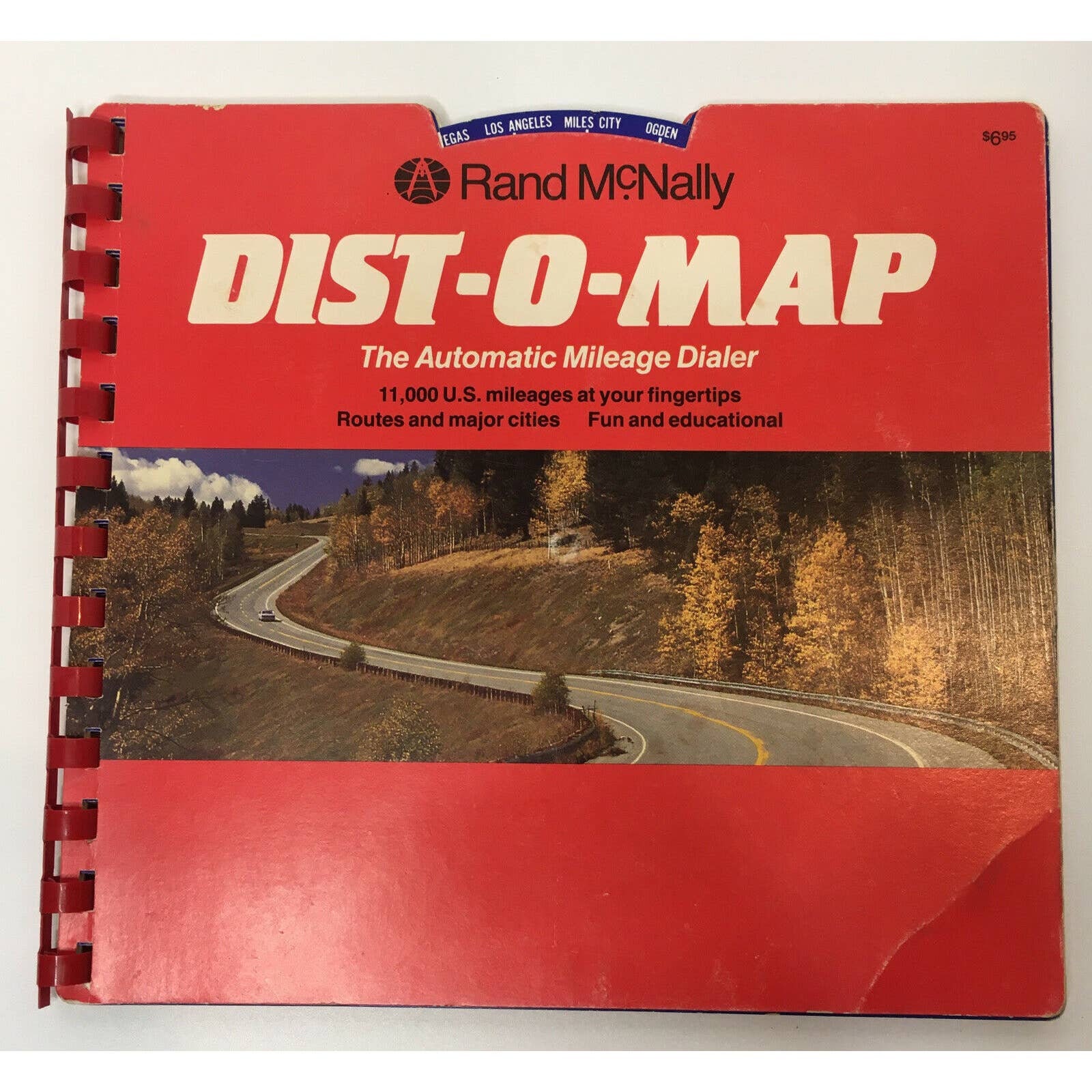DistOMap Rand McNally Find Mileage Between US Cities Etsy