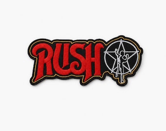 Rock Band Embroidered Patch, Retro Music Applique, Iron On Badge for Jacket, Vest, Backpack