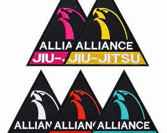Brazilian Jiu Jitsu Embroidered Patch Set BJJ Gi Martial Arts (Iron On/Sew On)