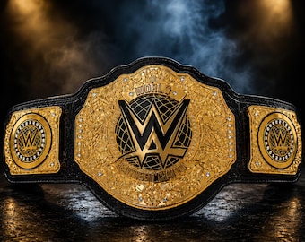 Heavyweight Championship Replica Belt 4MM Brass – Adult Size Pro Title Belt – Collectible Wrestling Style Cosplay Gift Display