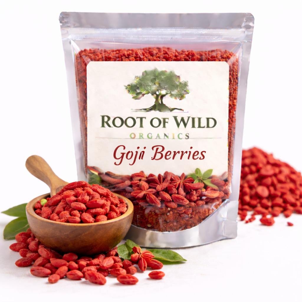 Organic Goji Berries Dried | Natural Antioxidant Fruit Snack | Raw and ...