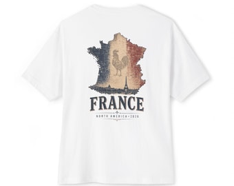 Vintage France Soccer T-Shirt, Retro French Rooster Graphic Tee