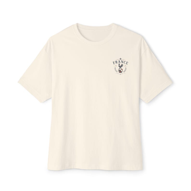 Vintage France Soccer T-Shirt, Retro French Rooster Graphic Tee image 9