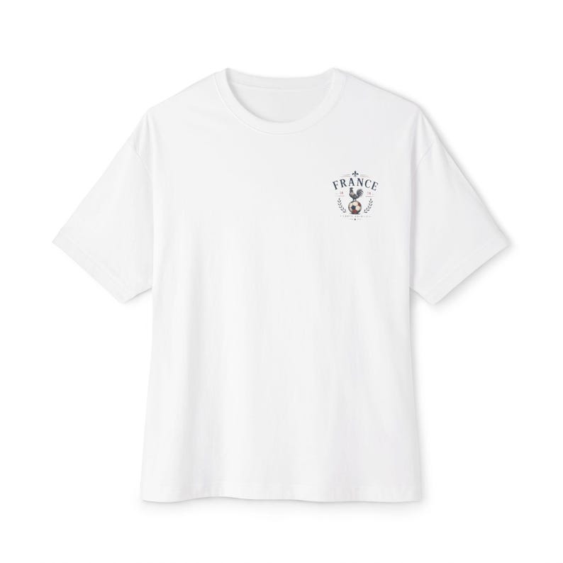 Vintage France Soccer T-Shirt, Retro French Rooster Graphic Tee image 2