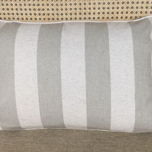 Natural and Beige Stripe  Pillow Cover