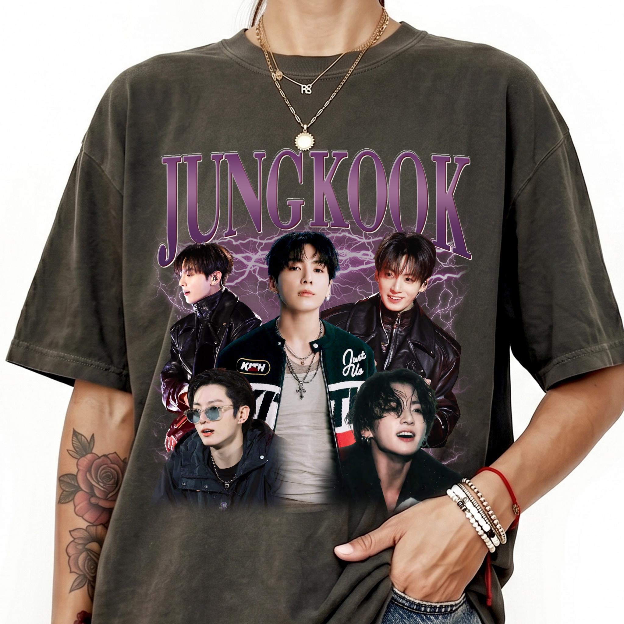 Jungkook Shirt Retro - Etsy