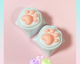 Custom Artisan Cat Paws Keycaps for mechanical keyboard cute keycaps