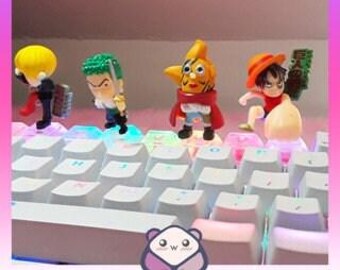 Custom Artisan One Piece Figurine Keycap For Mechanical and Gaming Keyboards