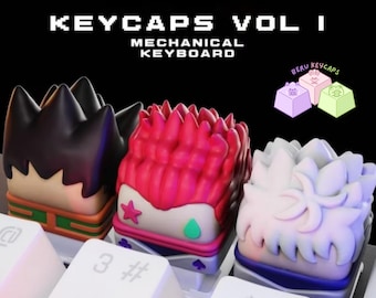 Custom Artisan Hunter X Hunter Keycaps Hisoka Keycap Gon Keycap Killua Keycap