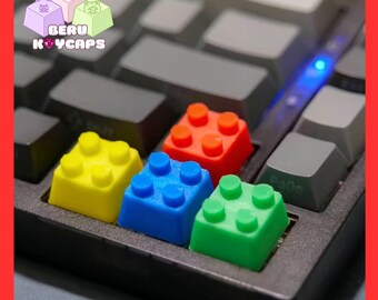 4pcs Lego Keycaps Set blocks keycaps