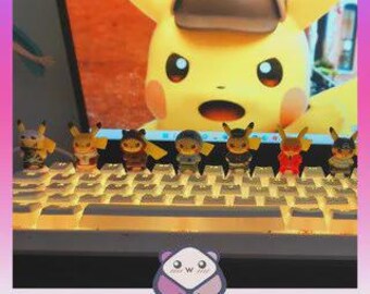 Custom Artisan Pokemon Pikachu Keycaps For Mechanical and Gaming Keyboards